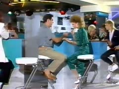 Blondie banged the driver in the WC because she is that desperate to have sex.